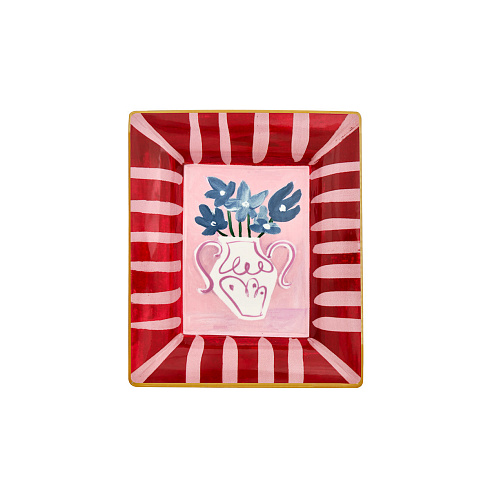 Поднос Bitossi Home Fiori azzurri Con Amore FTB02003