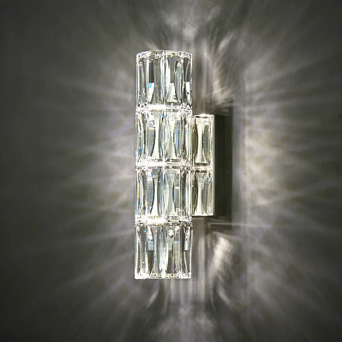 Настенный светильник Delight Collection A06W/4 silver/clear Wall lamp