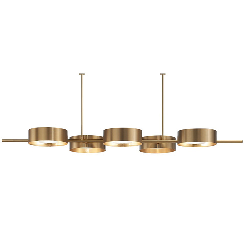 Подвесной светильник Masiero SOUND BIL5 Brushed gold SOUND SOUND BIL5 G12