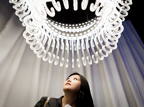 Подвесной светильник Barovier & Toso 7337 Crown 7337/CC/VY