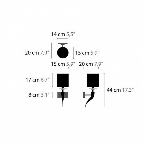 Бра Ilfari Loving Arms W1 Loving Arms 11640.02.320