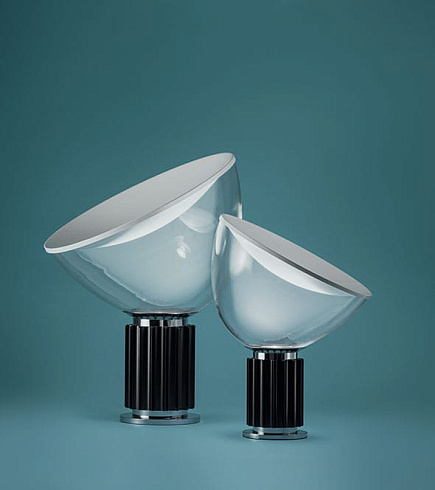 Настольная лампа Flos Taccia silver / Glass Taccia F6602004