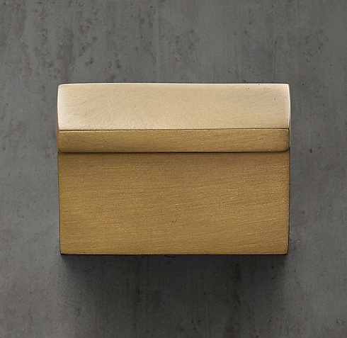 Ручка-кнопка Restoration Hardware Exley L.3.8 Lac.Burnished Brass Exley 24170470 LBB