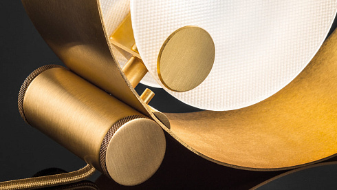 Подвесной светильник Masiero SOUND BIL5 Brushed gold SOUND SOUND BIL5 G12
