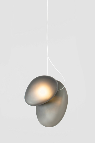 Подвесной светильник A-N-D Pebble A Pearl + C Slate Pebble PEB-P-A-PL-C-SL
