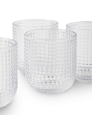 Стакан Pols Potten Rooftop set of 4 Rooftop 140-230-215