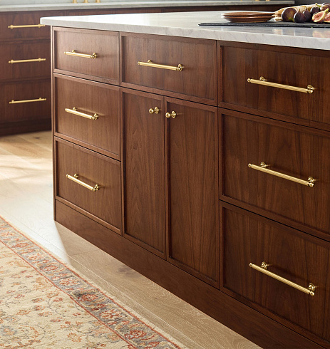 Ручка-скоба Rejuvenation Naomi L.10.2 Aged Brass Naomi 268745