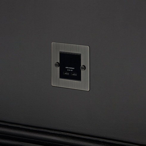 Рамка Buster and Punch 1G, 2 Mod Smoked Bronze Plates and Modules UK-MG-PL-2M-SM-A