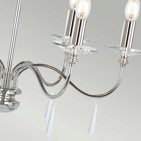 Люстра Elstead Lighting FP6-POL-NICKEL Finsbury Park FP6 POL NICKEL