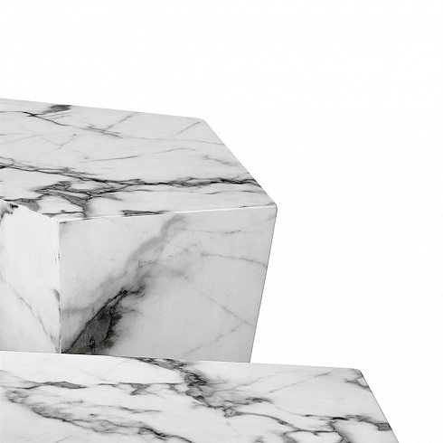 Журнальный стол Eichholtz Prudential set of 3 Faux Marble 110659