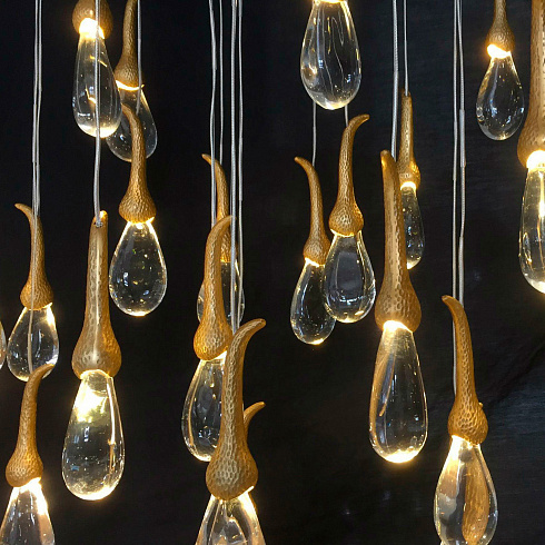 Подвесной светильник Delight Collection OMG07287-1 C2 gold Seed