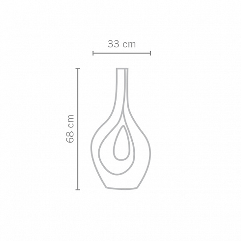 Ваза Stylnove Ceramiche 7011-WG Ca’Doro