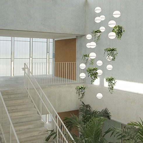 Подвесной светильник Vibia Palma 3728 White Palma 372893/1B
