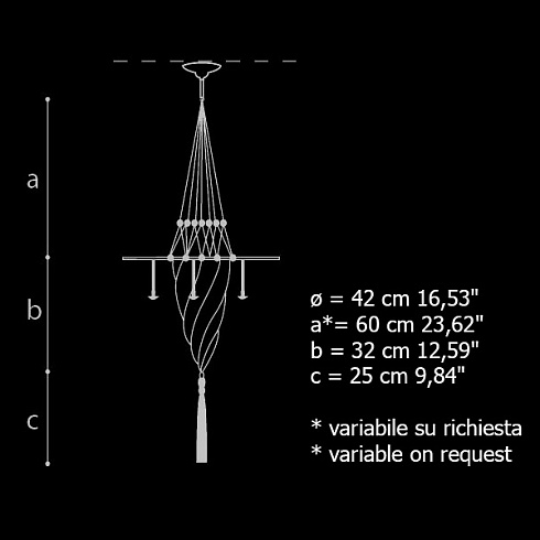 Подвесной светильник Archeo Venice Design 101.DB 100