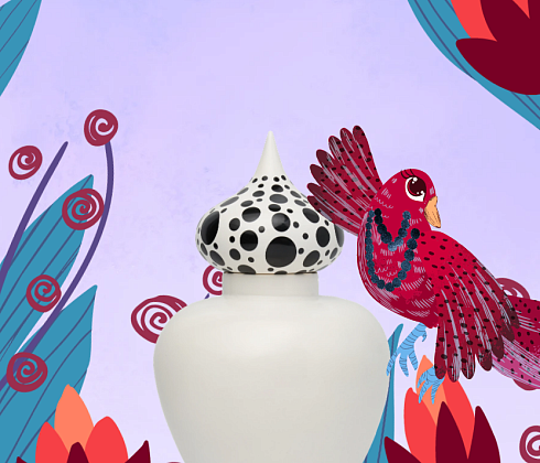 Ваза Сказ по краю Башня Черной Жемчужины 