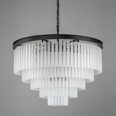 Люстра Delight Collection Odeon 10A black/frost 1920s Odeon KR0387P-10A black/frost