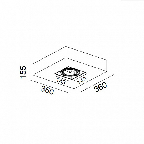 Встраиваемый светильник Wever & Ducre 12811 FLAT AS FLAT