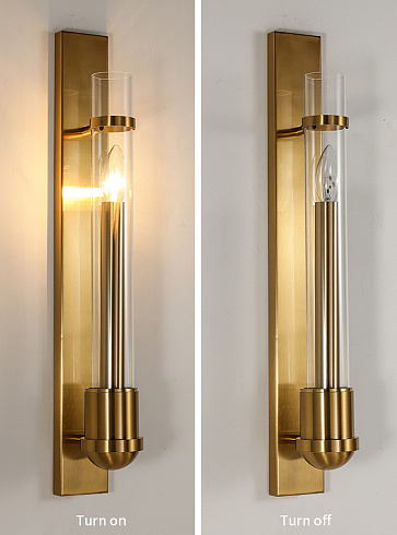 Настенный светильник Delight Collection 88042W brass Wall lamp