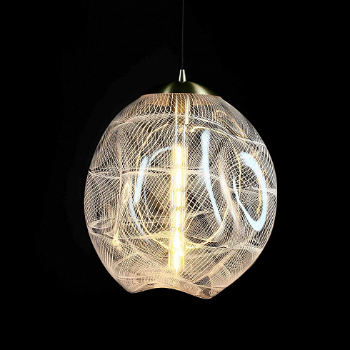 Подвесной светильник Glassburg Tulip Grand White Thread TULIP