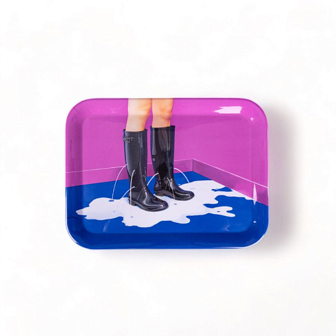 Поднос Seletti Milky Boots Toiletpaper Tray 19036