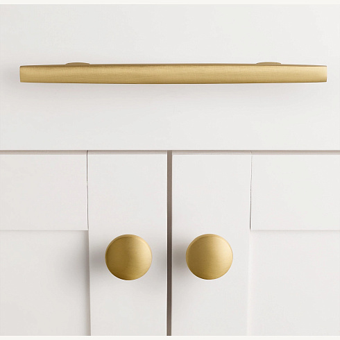 Ручка-кнопка Restoration Hardware Barr d.3.2 Polished Nickel Barr 10113991 PN