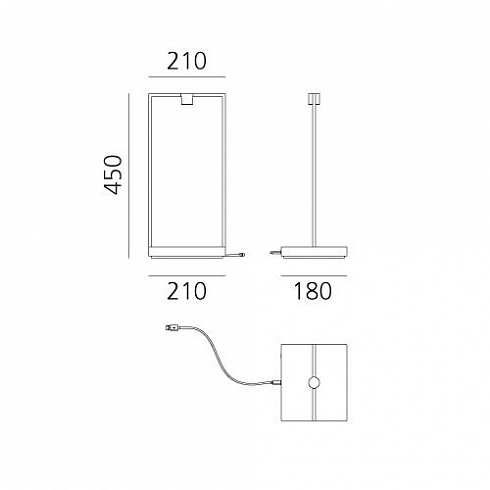 Настольная лампа Artemide Curiosity 45 Curiosity 0176010A