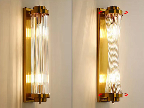 Настенный светильник Delight Collection 88008W/S brass Wall lamp