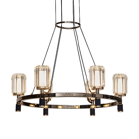 Люстра Delight Collection P0738-6A gold/black P0738 P0738-6A gold/pearl black