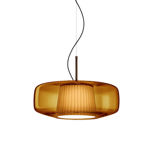 Подвесной светильник Vistosi Plisse SP G Amber Plisse PLISSE' SP G AD/PS BR2