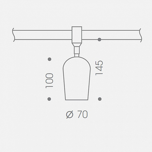 Спот Oligo BALIBU Transparent BALIBU
