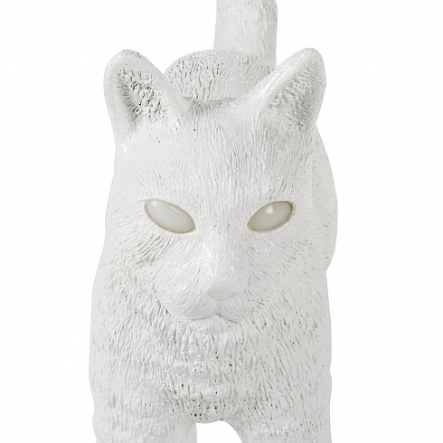 Настольная лампа Seletti Jobby The Cat White Cat Lamp 15040