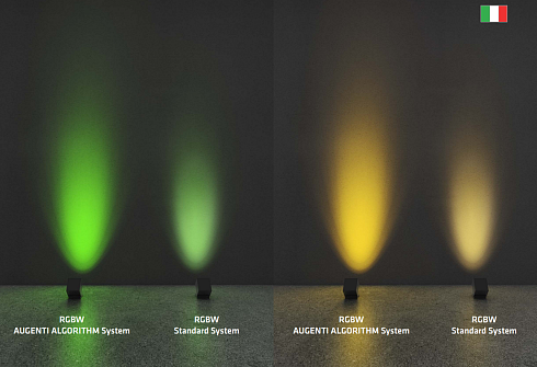 Уличный светильник AUGENTI Kubo 12-S 12W RGB+6500 60 DMX  Kubo 2113W/RCRCSW