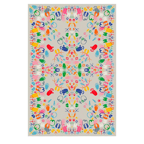 Ковер Qeeboo Let's dance Animal Traces Light Carpets 42005RT-LT