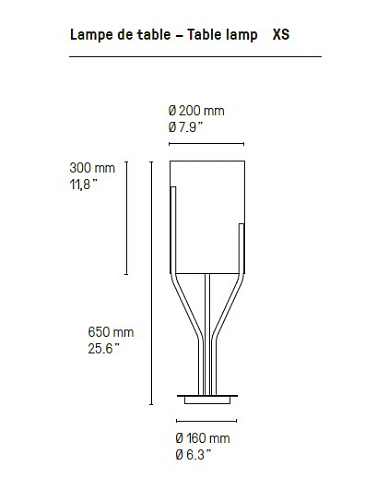 Настольная лампа CVL Luminaires ARBORESCENCE XS satin brass ARBORESCENCE LAARBOXSSB