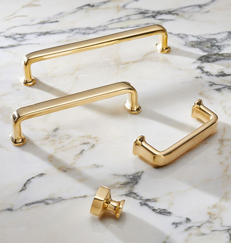 Ручка-скоба Rejuvenation Archie L10.2cm Aged Brass Archie 2671083