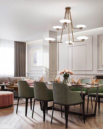 Люстра Arizzi 3015/6 Antique Bronze 3015