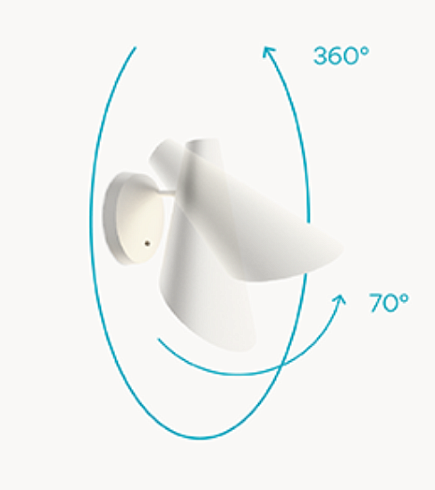 Настенный светильник Vibia I.Cono 0721 White LED 2700K On/Off I.Cono 072110/10