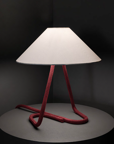 Настольная лампа Contardi Hat Japanese red / White linen  Hat ACAM.006504