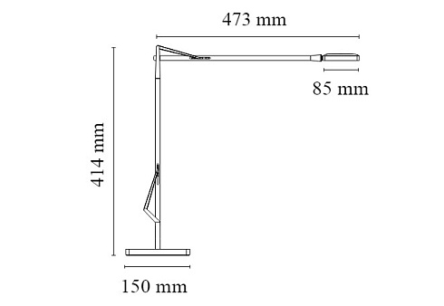 Настольная лампа Flos Kelvin Edge Titanium Kelvin F3452033