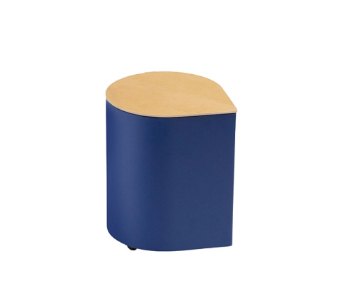 Журнальный столик Midj Drop Metal D35 H55 White Pearl Drop T24003555MT+EF