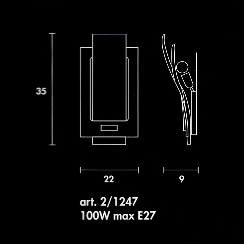 Настенный светильник Sothis 2/1247-Z-43 1247