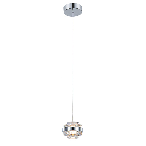 Подвесной светильник Delight Collection MD22030002-1A chrome/clear Indiana