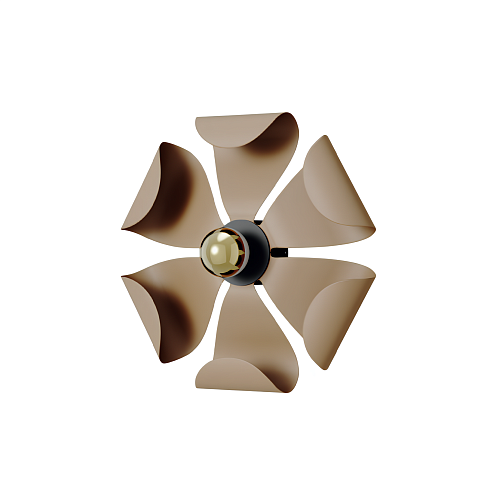 Настенный светильник Aromas del Campo Rita d50 Brown/Black Rita A1348/50+vintage brown/matt black