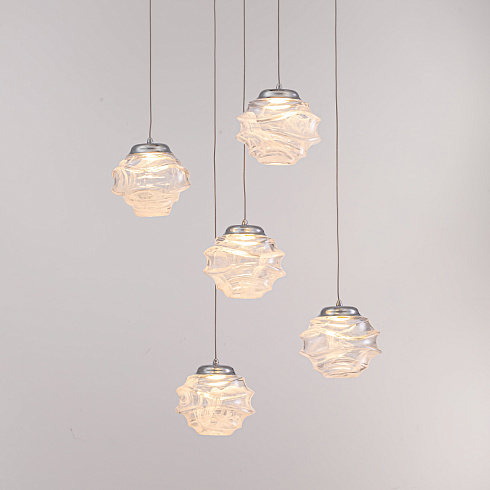 Подвесной светильник Delight Collection MD25030003-5A chrome/clear MD25030003
