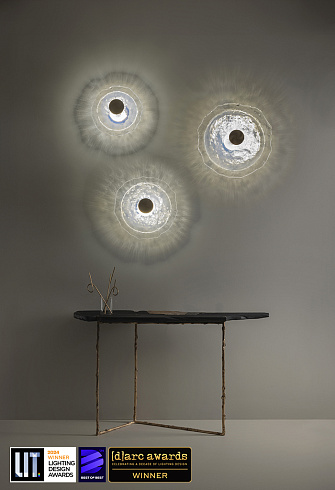 Настенный/Потолочный светильник Patrizia Volpato Nebula 35 Black nickel Nebula 0240/35+Matt black nickel