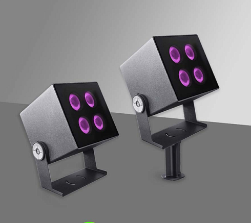 Уличный светильник AUGENTI Kubo 12-S 12W RGB+6500 60 DMX  Kubo 2113W/RCRCSW