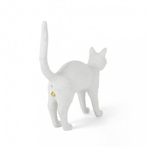 Настольная лампа Seletti Jobby The Cat White Cat Lamp 15040