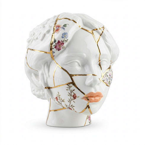 Ваза Seletti Kintsugi Head She Kintsugi 09946