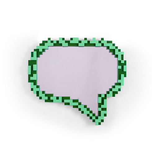 Зеркало Seletti Pixel Message Pixel Mirror 17058