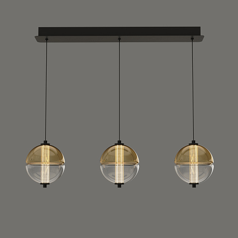 Подвесной светильник Delight Collection MD24022079-3B black/amber MD24022079